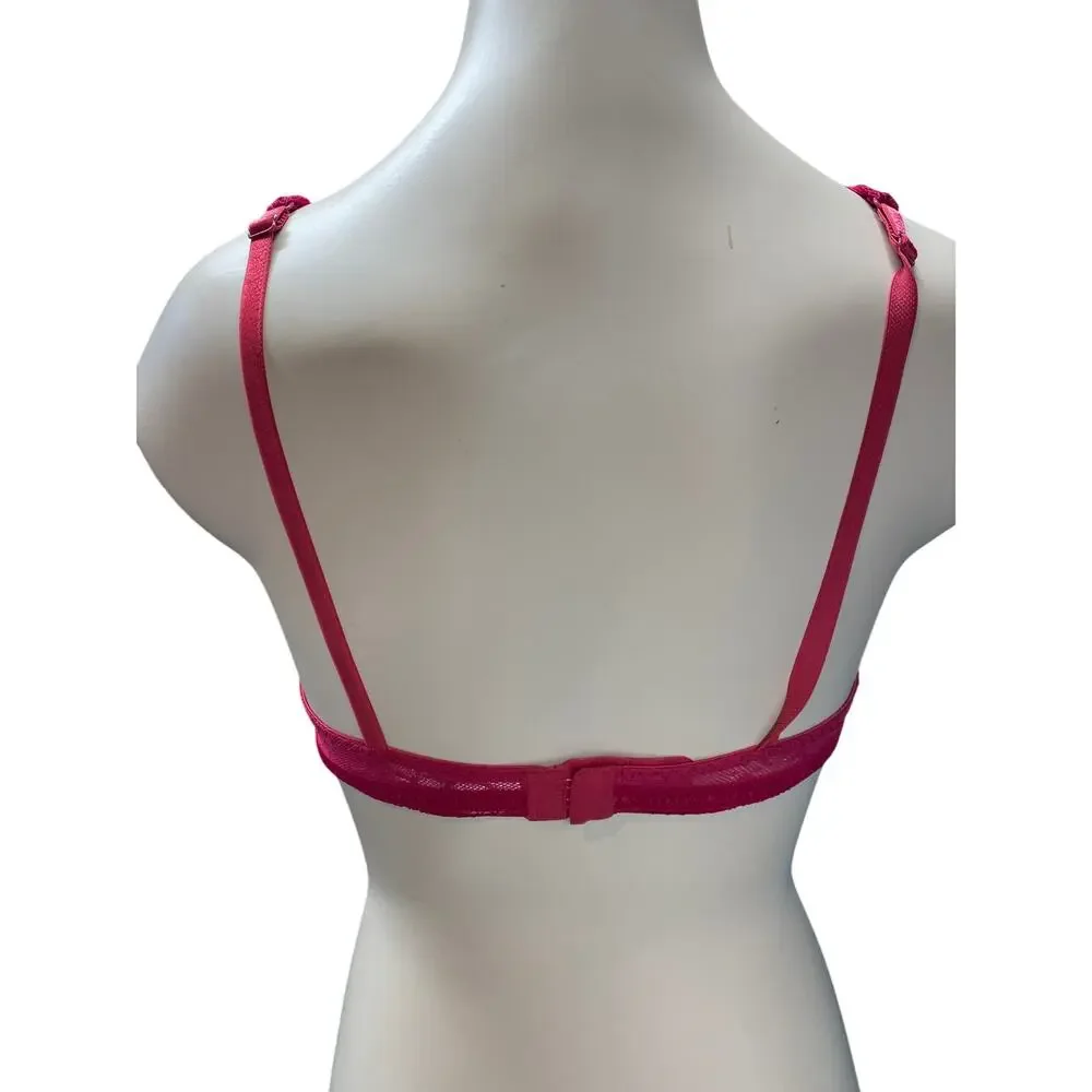 Brand New Maison Lejaby Women's Size 32A Pink Unlined No Underwire Bra
